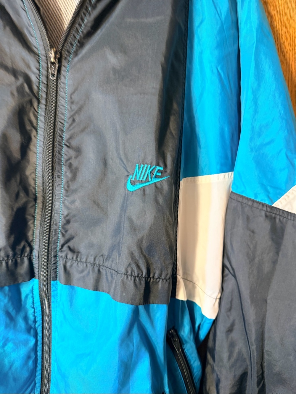 Nike 1990s Colorblock Windbreaker Vintage - Picture 5 of 6